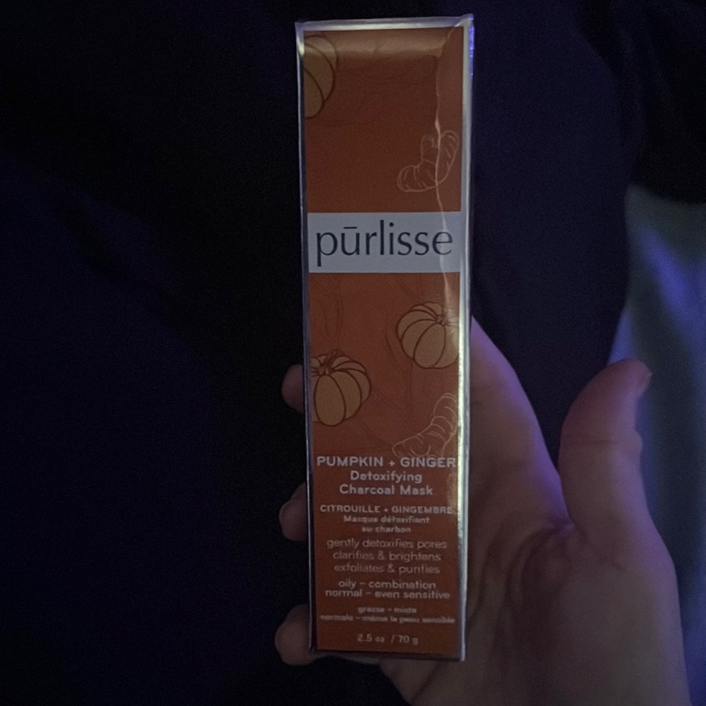 Purlisse PUMPKIN + GINGER DETOXIFYING CHARCOAL MASK